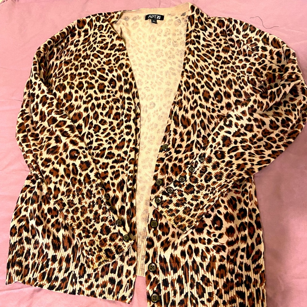 ❤️❤️ Leopard cardigan sweater pinup ❤️❤️